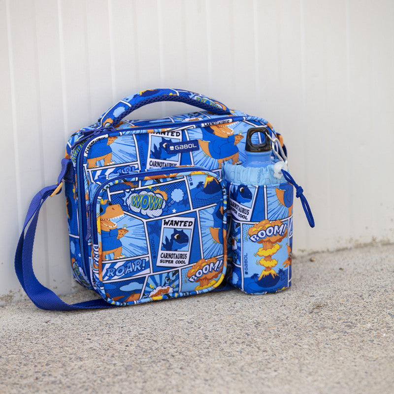 Bolsa Térmica Porta Alimentos Gabol DINO: Diseño Infantil, Compartimentos Múltiples y Acolchado